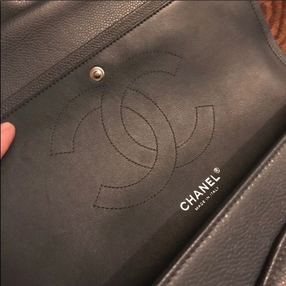 Authentic, Classic cut, gray, quilted, lambskin - Picture 4 of 4